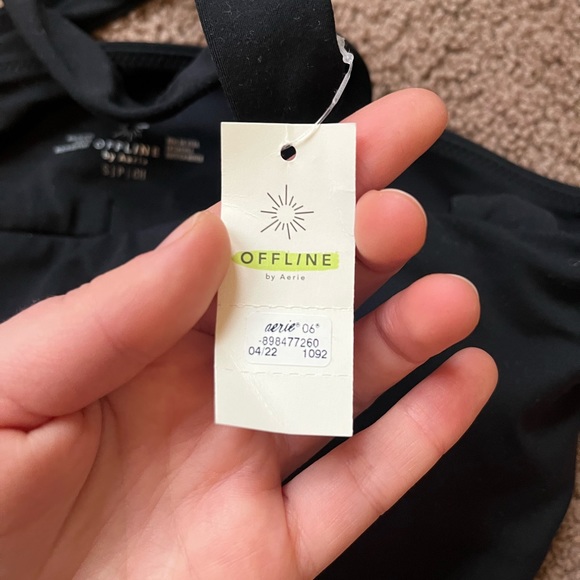 NWT Aerie black sports bra, Women’s small - Picture 5 of 5